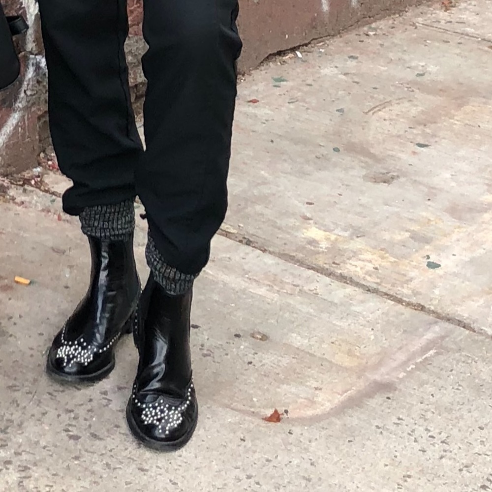Chelsea boots with studs luxury Italian designer